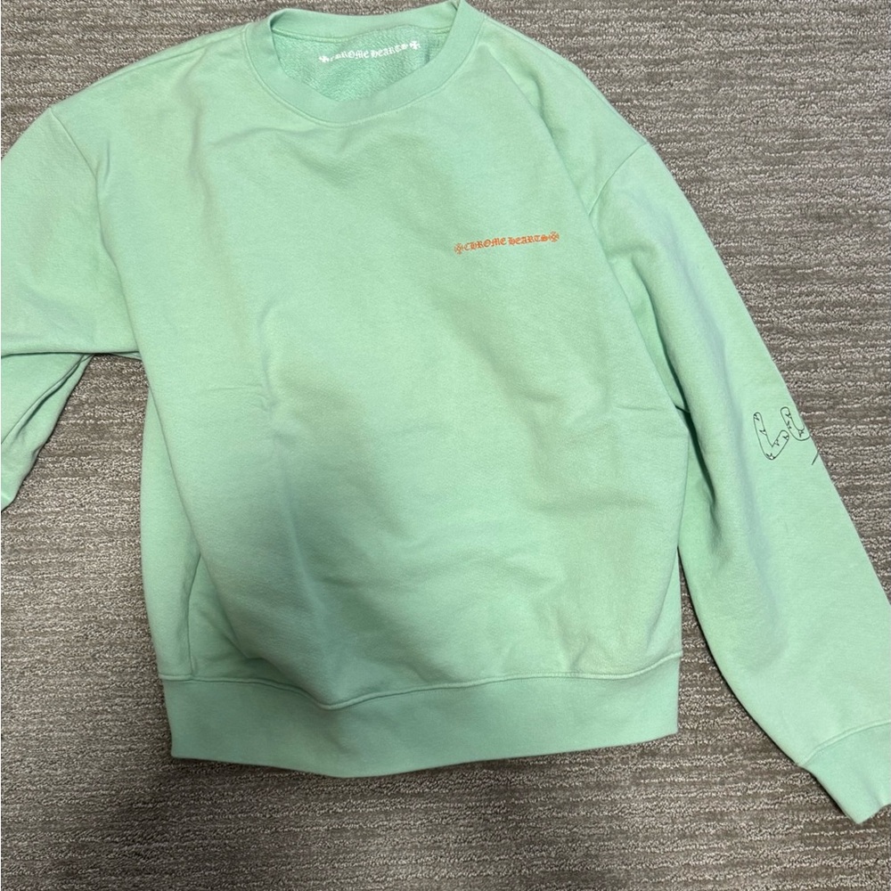 Chrome Hearts Mint Green Crewneck Sweater